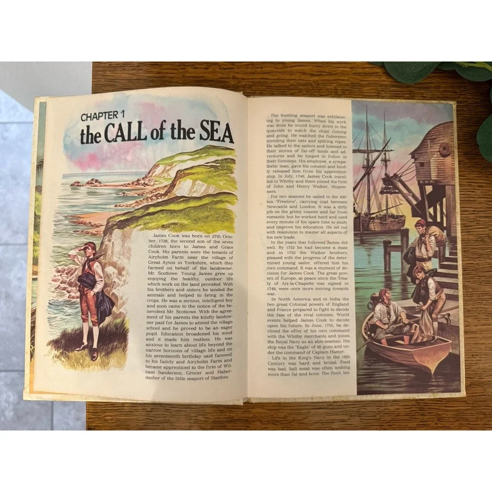 The Voyages of Captain Cook 1971‎ Nutmeg Press Illustrated Vintage History Book